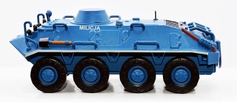 NPE Modellbau NA88265 - H0 - Schützenpanzer BTR 60 MILICJA Polen mit geschlossenen Turm